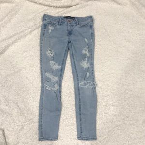 Hollister crop jean. Size 0